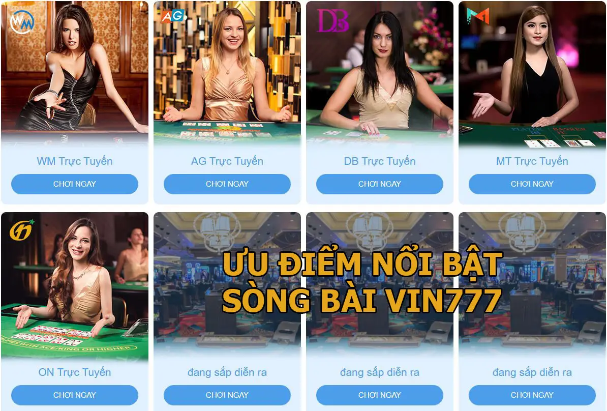 ưu điểm sòng bài Vin777